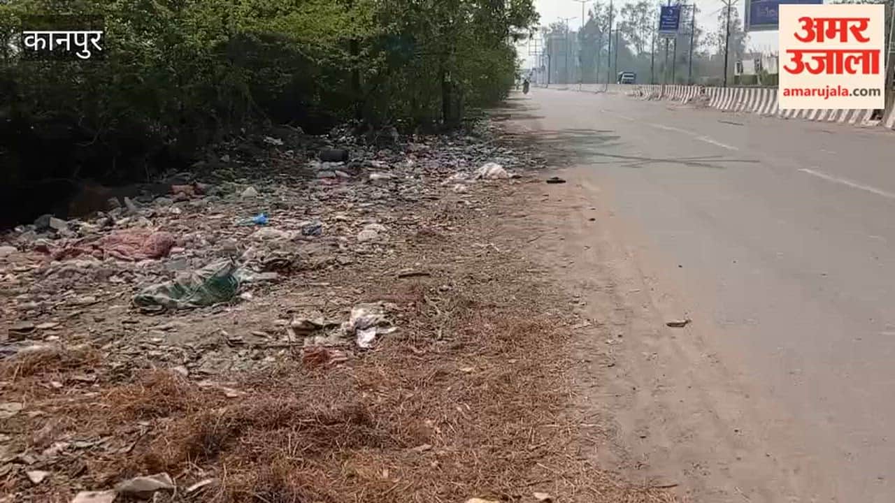 Kanpur: Garbage piles up near Rudra Greens Apartments, causing inconvenience to residents