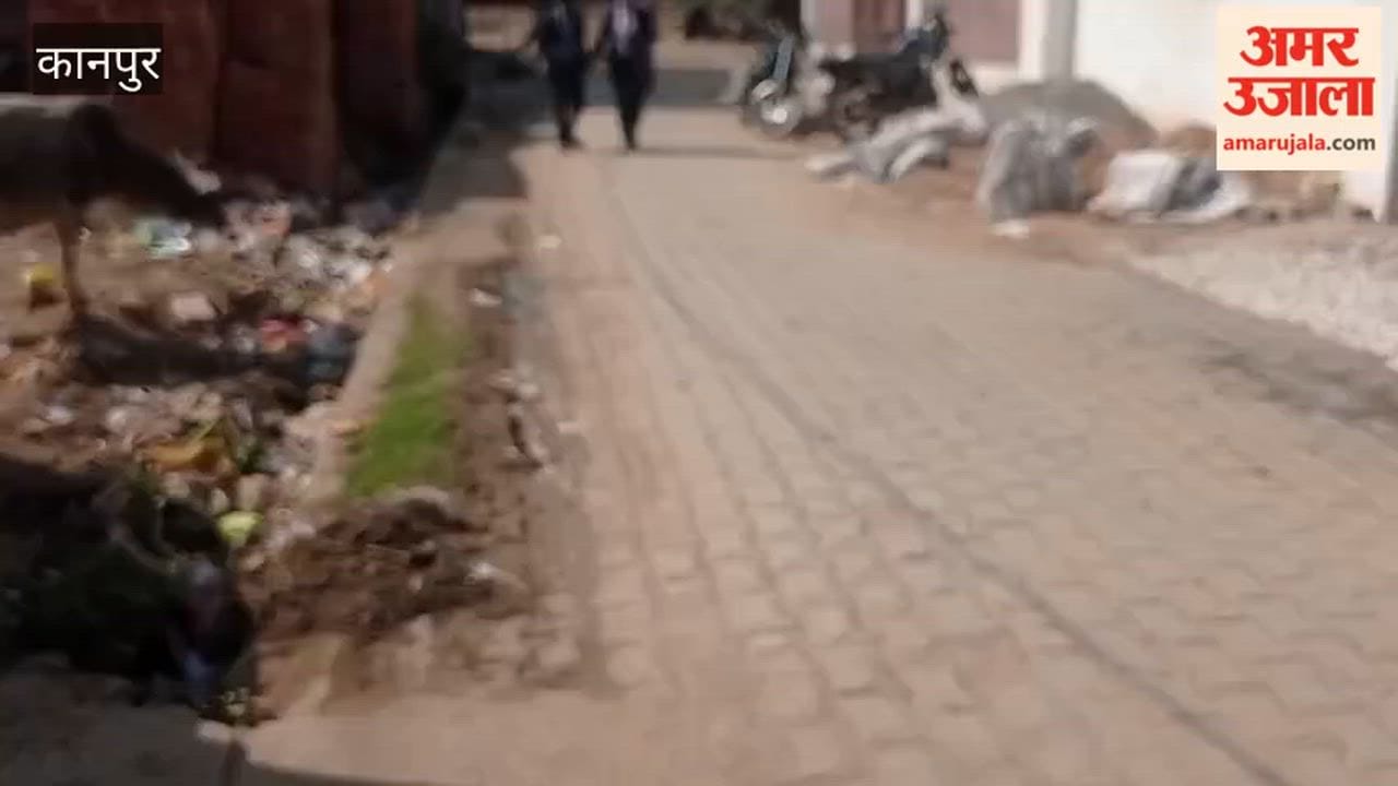 Kanpur: Drains in Shiva Vihar are clogged with garbage and waste