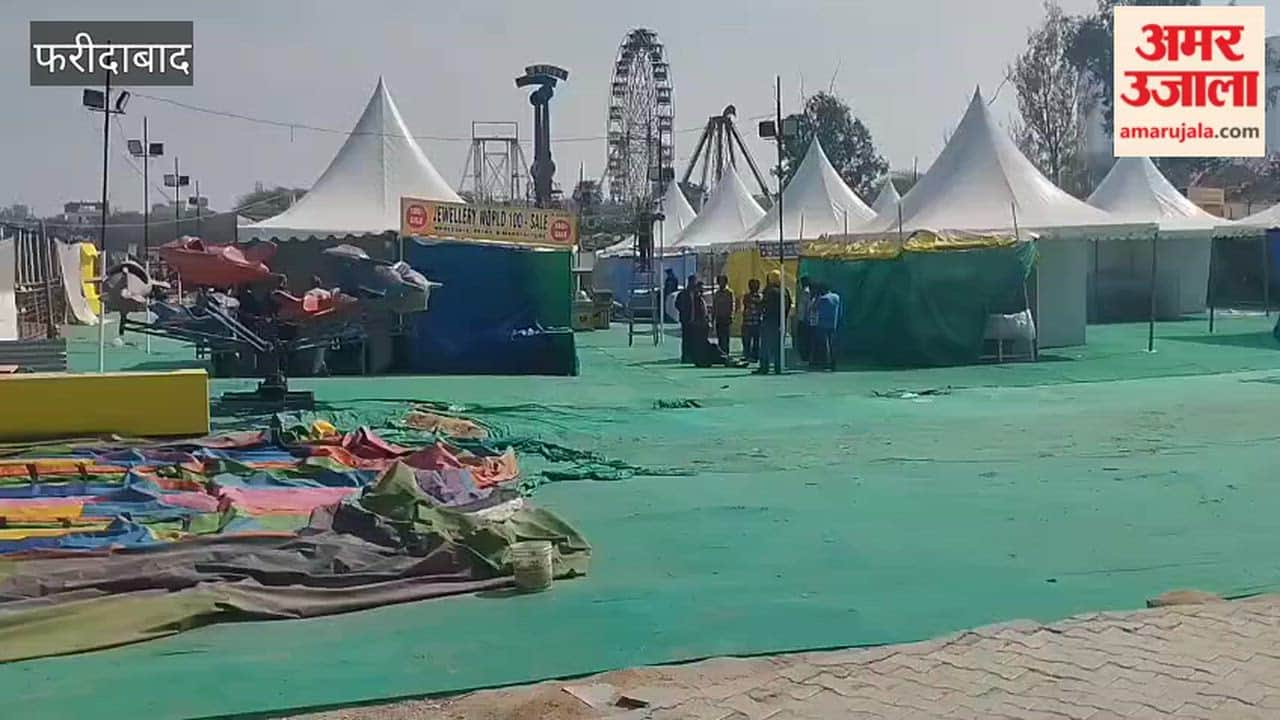 Shopkeepers demanded opening of swing complex in Surajkund fair