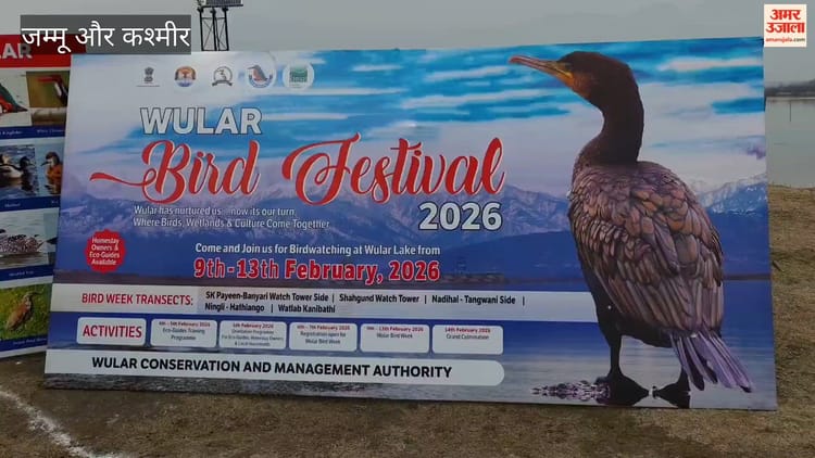 Jammu Kashmir: बंदिपोरा में शुरू हुआ चार दिवसीय वुलर बर्ड फेस्टिवल