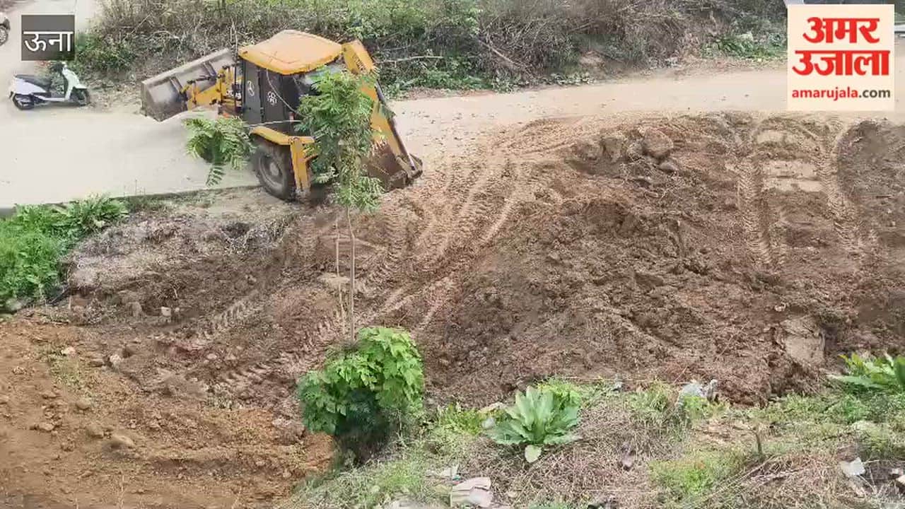 Una Construction work on the gurdwara danga in Dangoli has begun