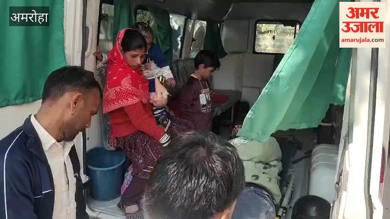 couple and their two children were injured when their scooter skidded on the highway