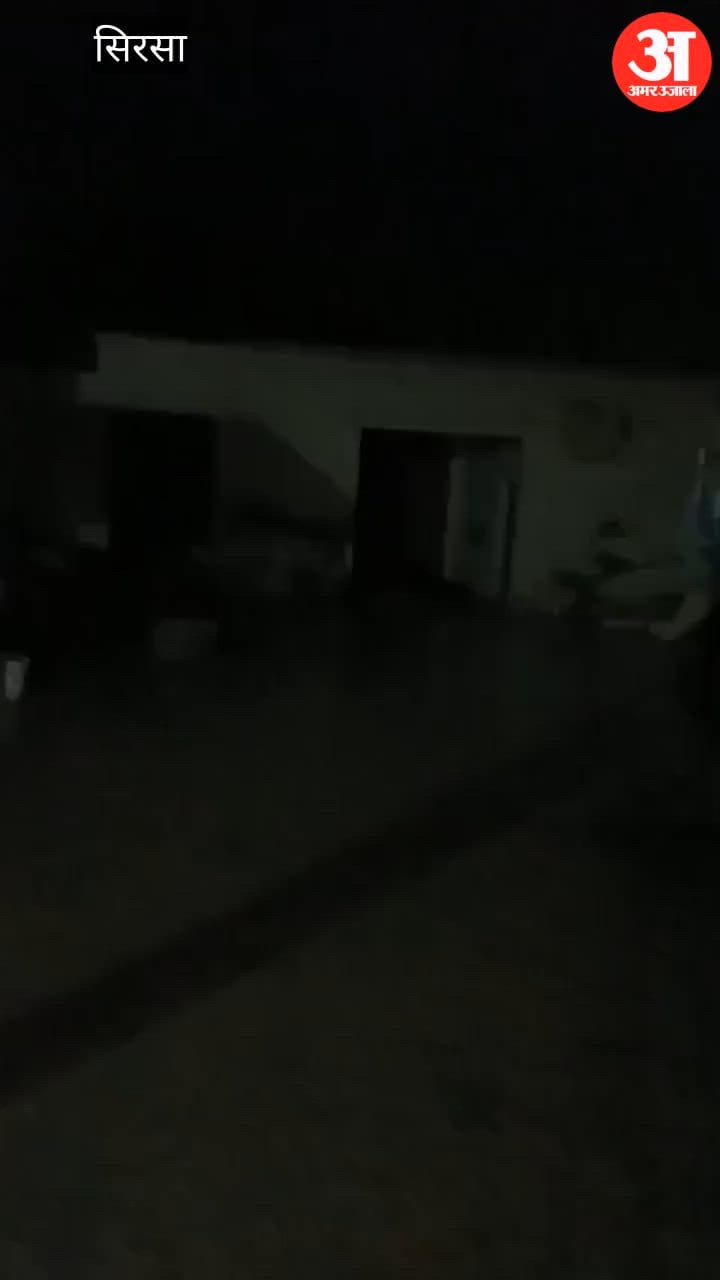 सिरसा के नाथुसरी चोपटा क्षेत्र में गरज चमक के साथ जोरदार बारिश शुरू, फसलों को फायदा