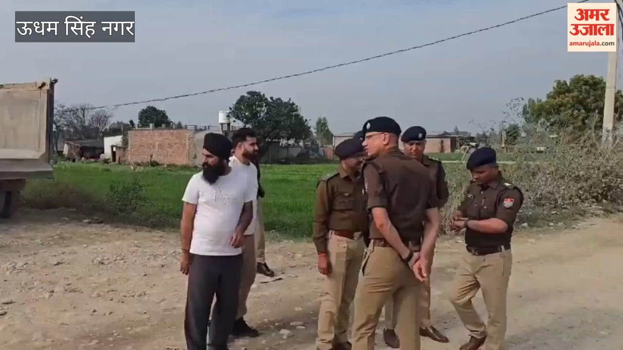 SSP Manikant Mishra inspected the incident sites in Kundeshwari area in kashipur