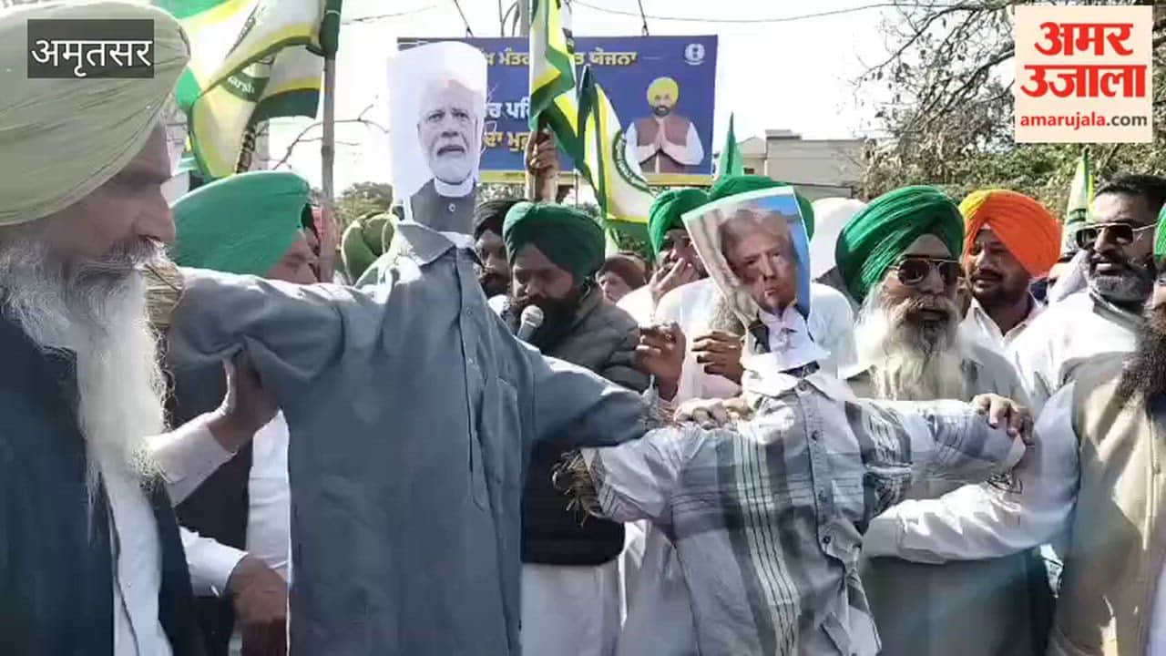 Farmers protest against Trump-Modi trade deal