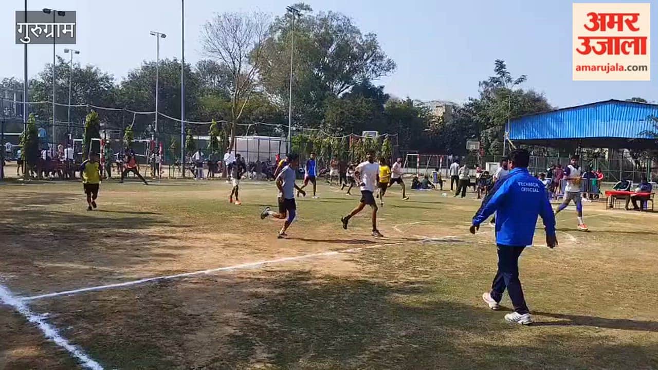 The district team won the silver medal in handball in Gurugram