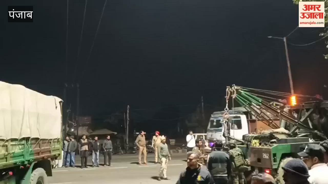Military vehicle collides with auto in Pathankot, two people including a woman killed