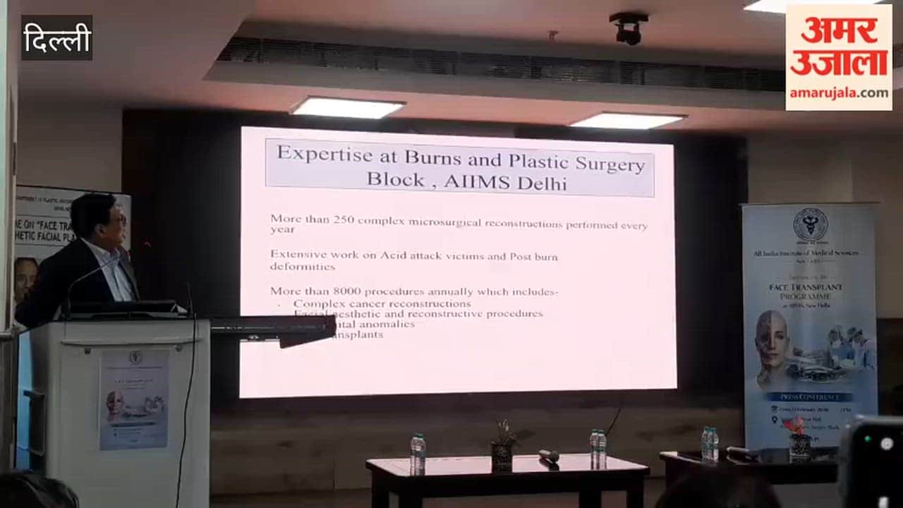 Target set for face transplant in Delhi AIIMS in one year