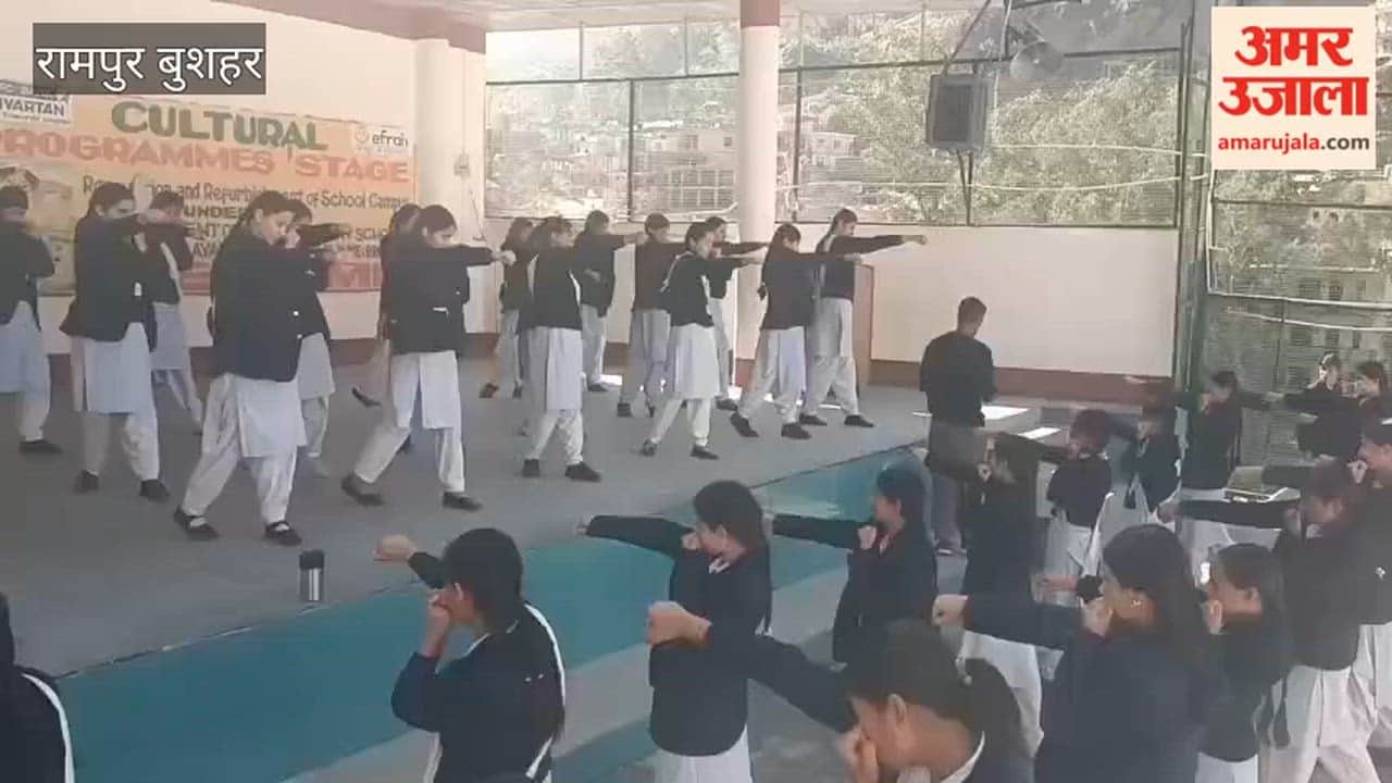 Rampur Bushahr: Girls school students learnt self-defence techniques under holistic education