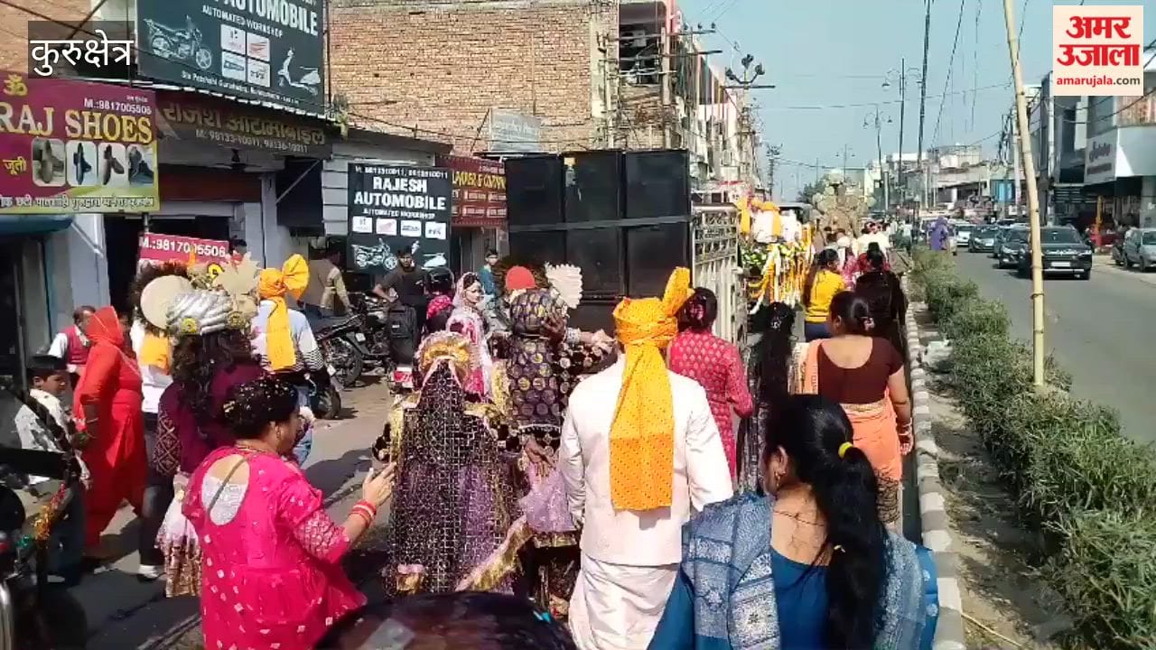 Bhole's procession took place in Kurukshetra, the holy city became filled with Shiva.