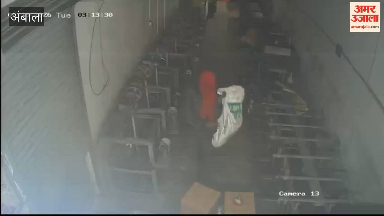Three masked thieves broke into a factory in Ambala and stole copper and tin rods worth Rs 5 lakh. They arrived on an Activa