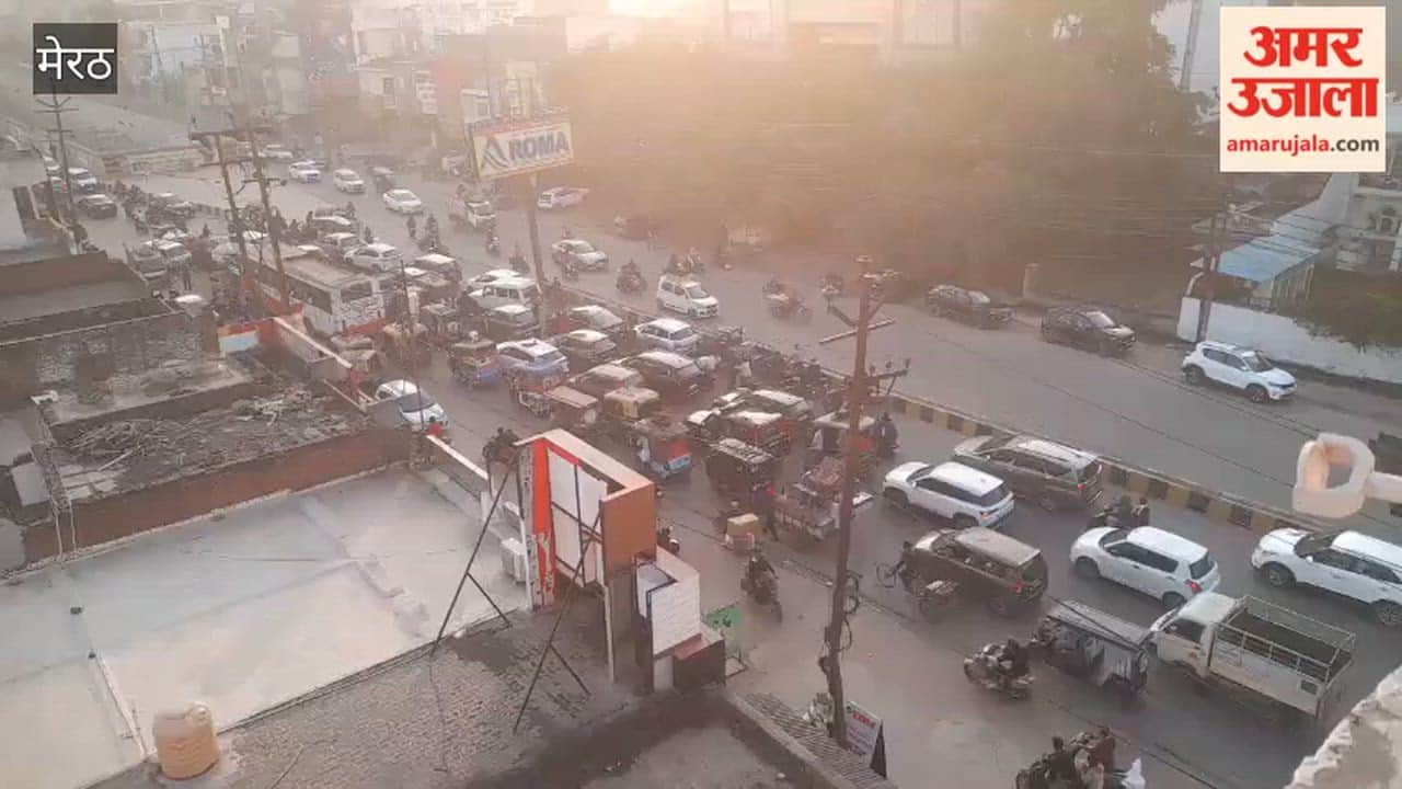 Traffic jam on Delhi Road due to wrong side vehicle, vehicles kept crawling