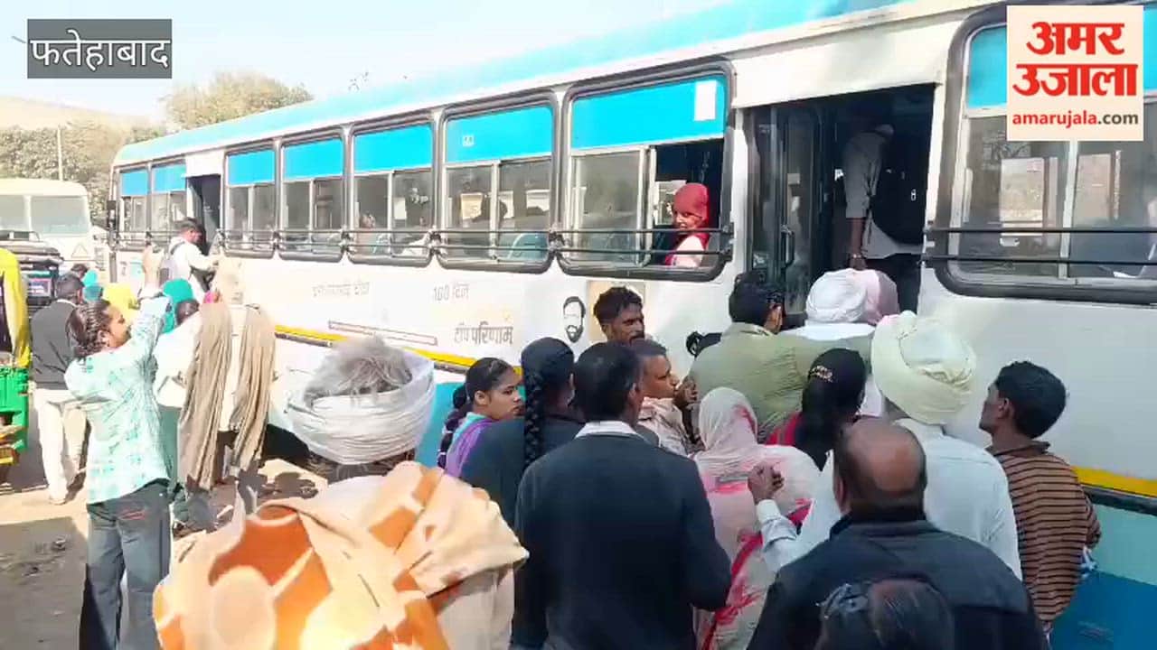 national strike did not affect the roadways in Fatehabad, buses ran smoothly