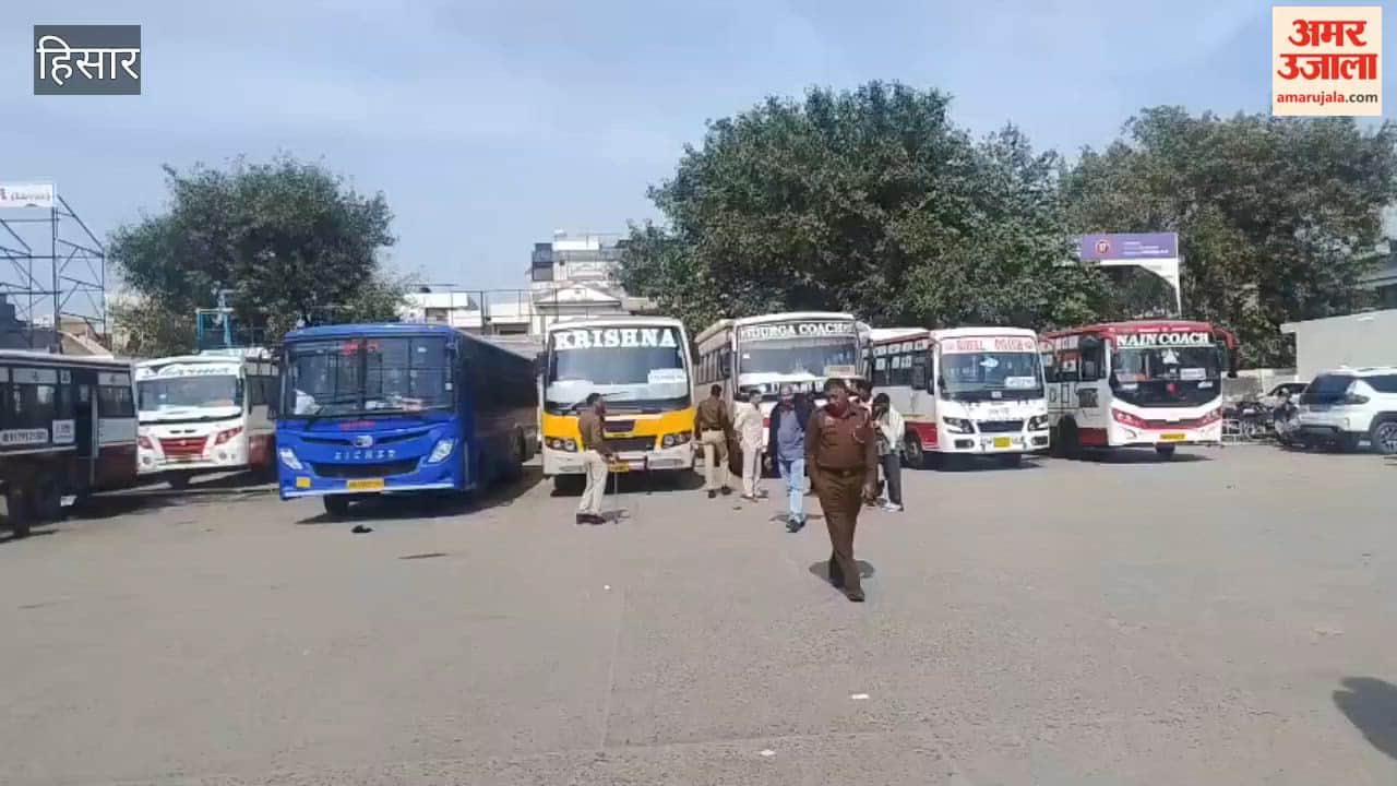 Roadways buses ply under police protection in Hisar, roadways strike ineffective