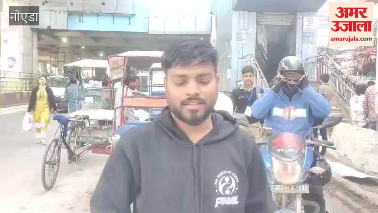 Encroachment removed from Sector 18 market due to arrival of CM Yogi in Noida