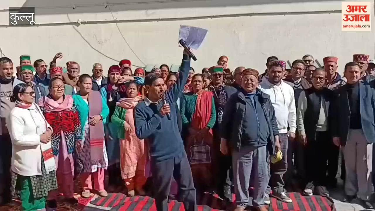 Kullu Electricity board employees and pensioners protest against the Electricity Amendment Bill 2025