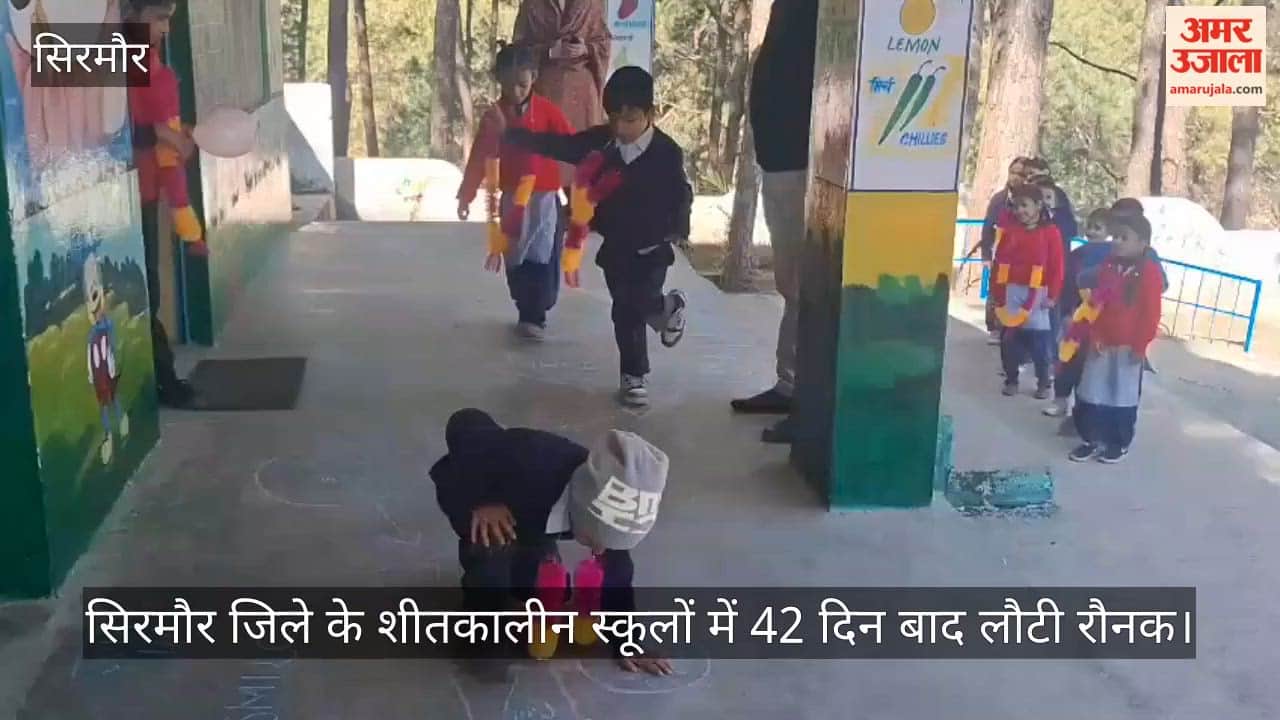After 42 days, the winter schools of Sirmaur district came back to life.