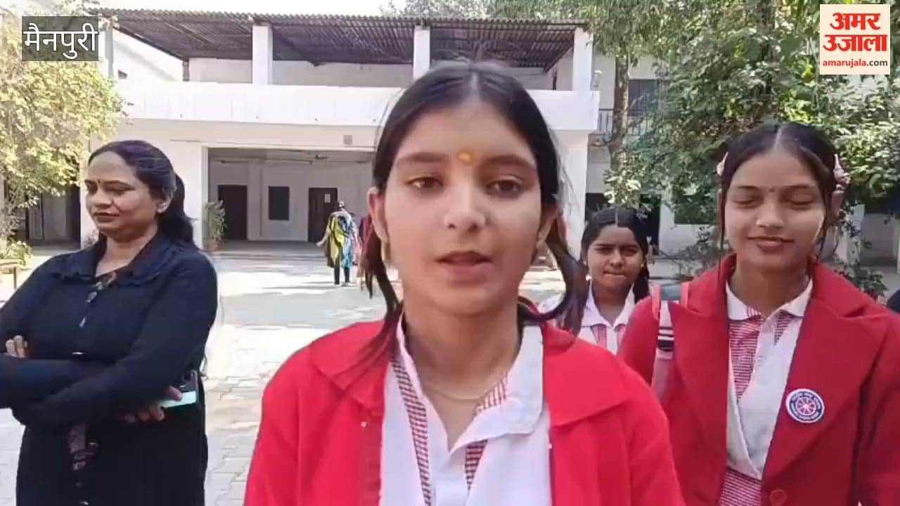 Girl students are excited after getting gift of scooty in budget