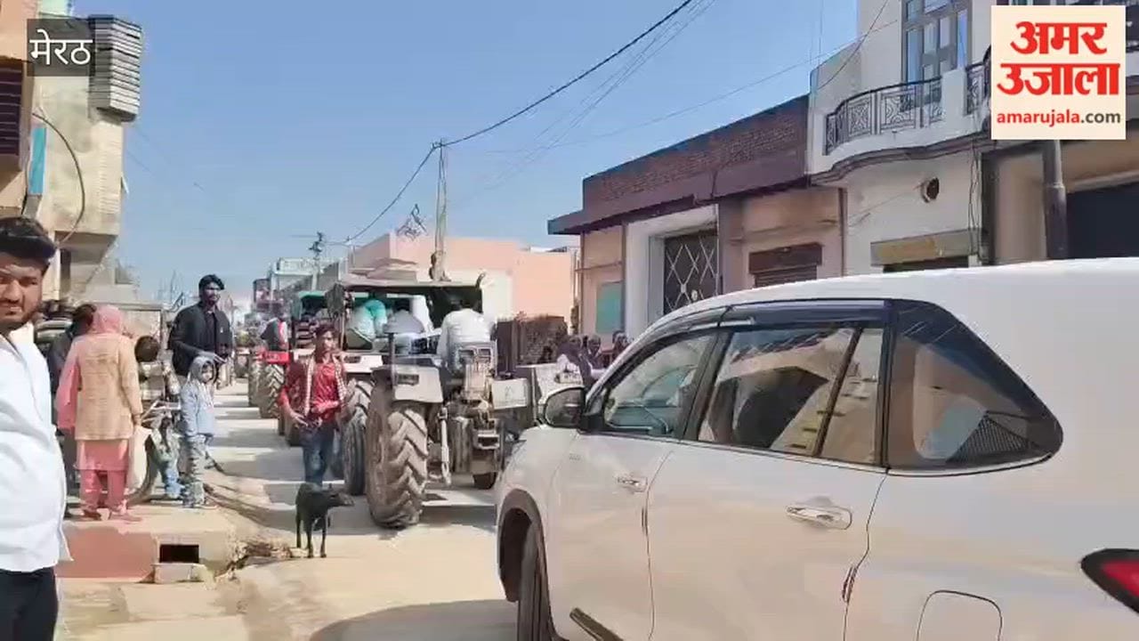 Meerut: RLD took out road show in Sardhana.