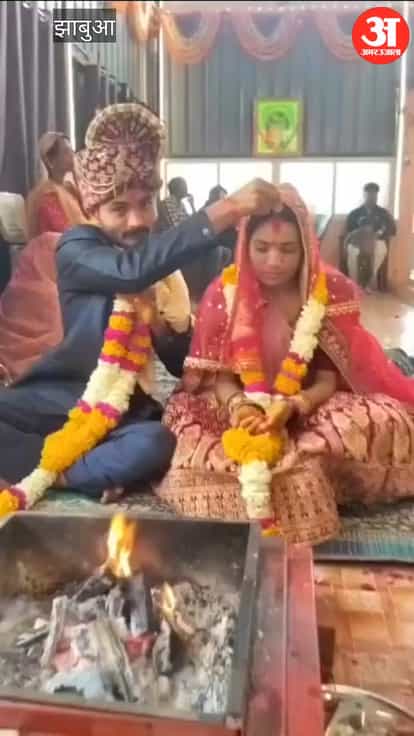 In Jhabua, lovers elope and marry: the girl's family vandalizes the boy's house.