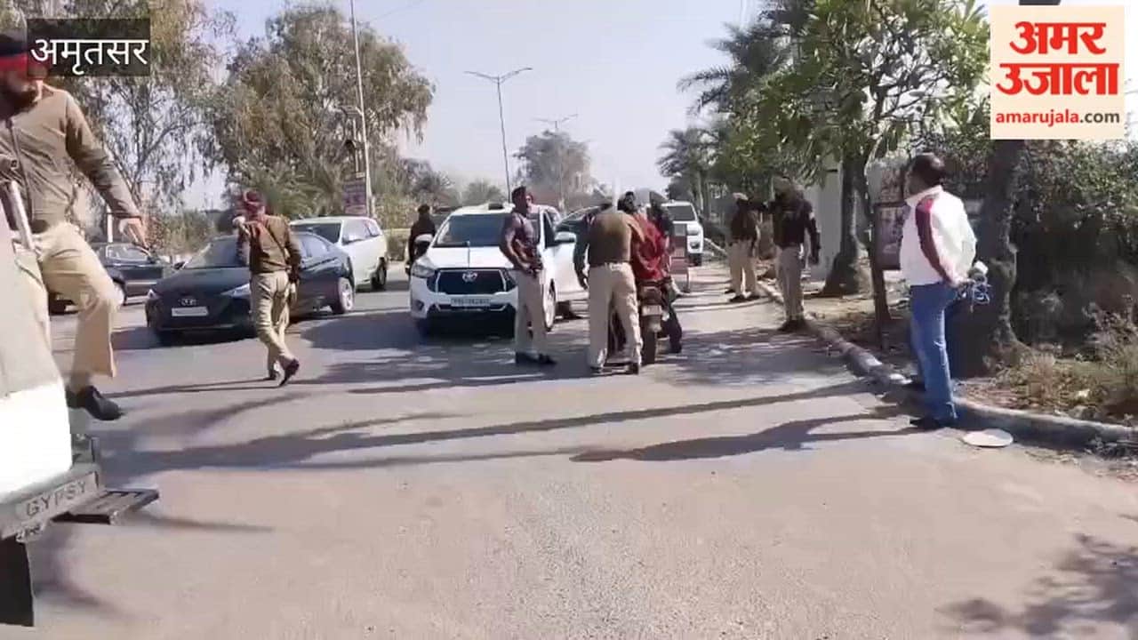 Amritsar Rural Police cracks down on gangsters, sets up special blockade on Airport Road