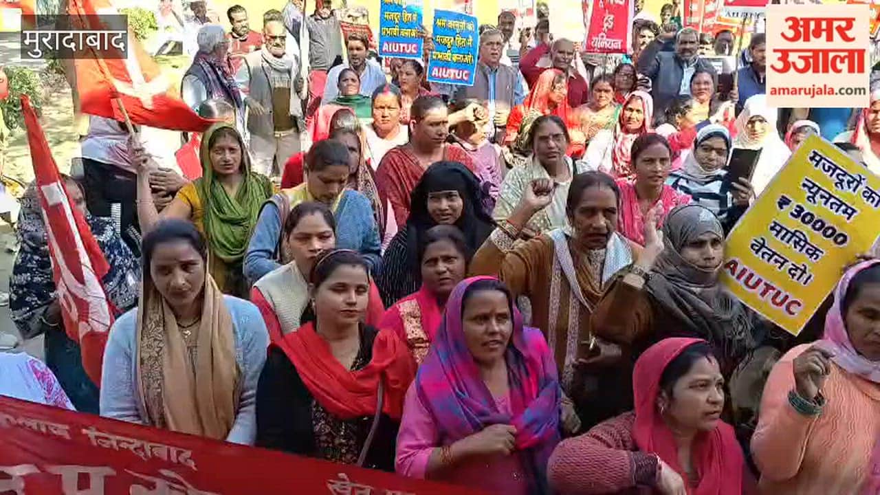 Asha workers stage protest, demand implementation of minimum wage