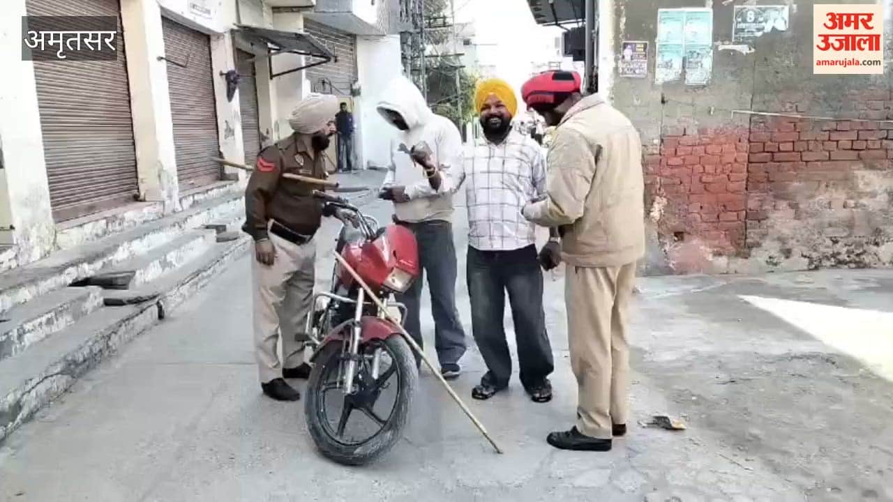 Special checking drive in Amritsar Rural police tightening noose on gangsters