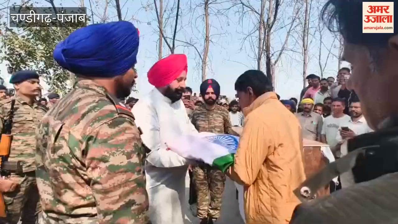 Army jawan Sukhwinder Singh cremated with state honours at Guruharsahai