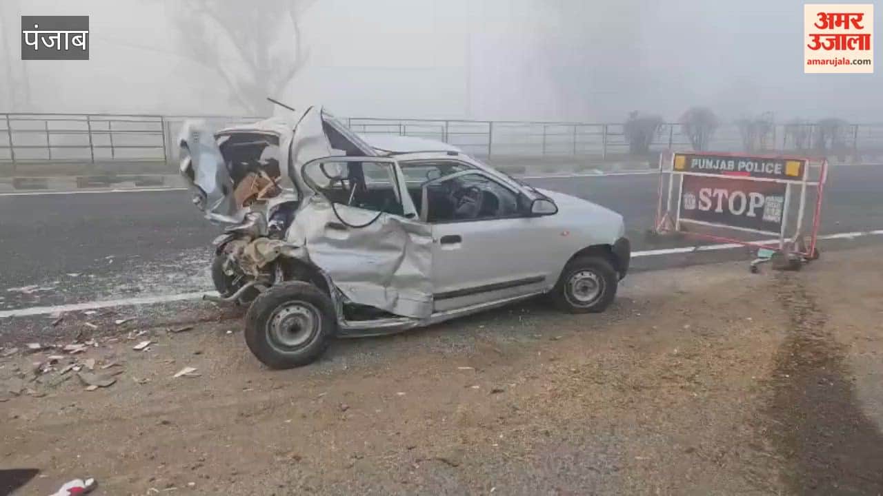 policemen injured in a road accident in Moga