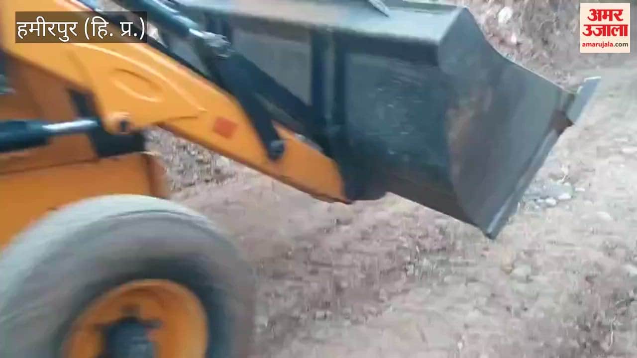 Hamirpur Construction of road from Tikri to Gwata via Sungarwad Samlog begins