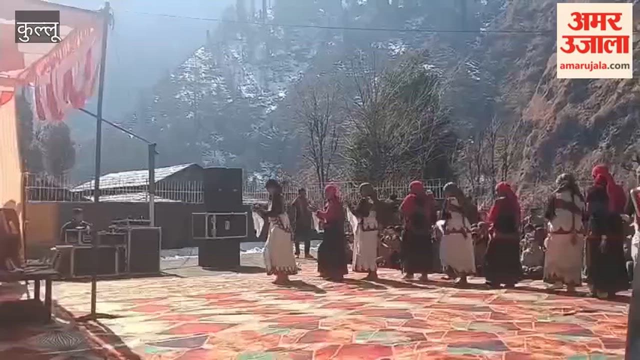 Kullu Hindu convention held at Kadingcha in Laghati, glimpse of folk dance seen