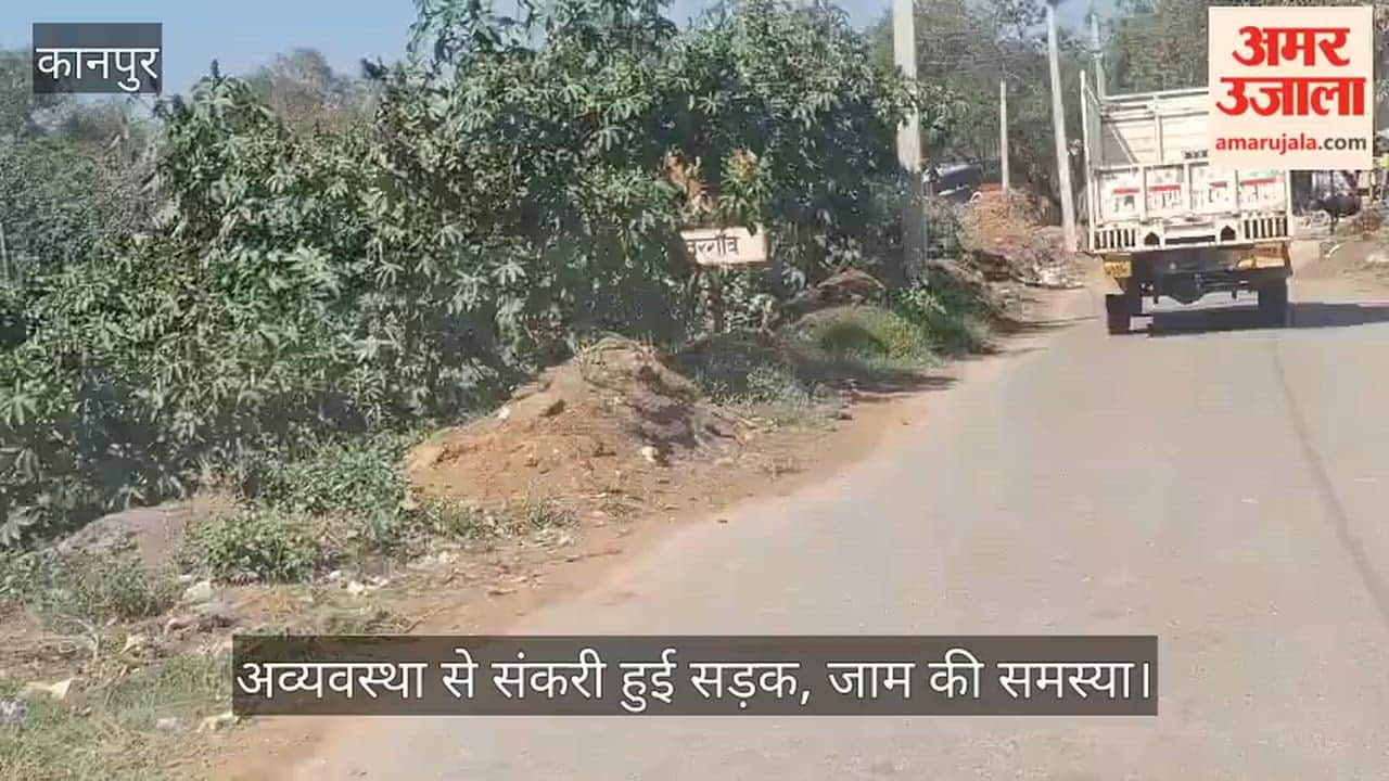 Kanpur Piles of cow dunk  pegs on roadside have become problem causing problems for passersby