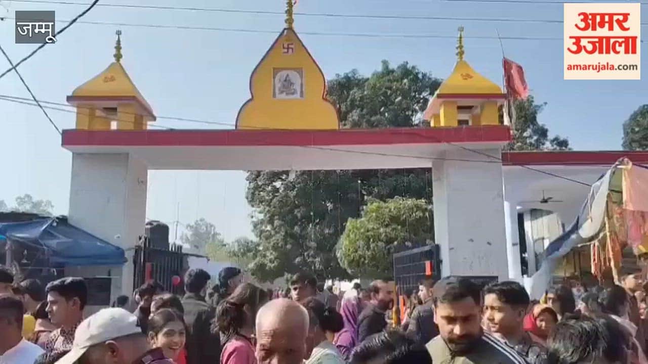 Crowds of devotees gathered at the ancient Shambhu Maheshwar and Sambeshwar Mahadev temples in Samba on Maha Shivratri.