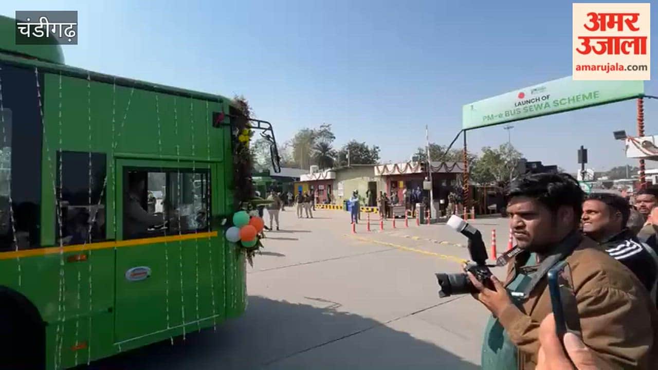 Twenty-five new electric buses will run in Chandigarh from today, PM Modi virtually flagged them off.