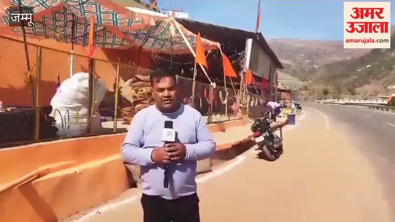 Preparations for Mahashivratri festival begin at Chhota Amarnath cave in Chenani.