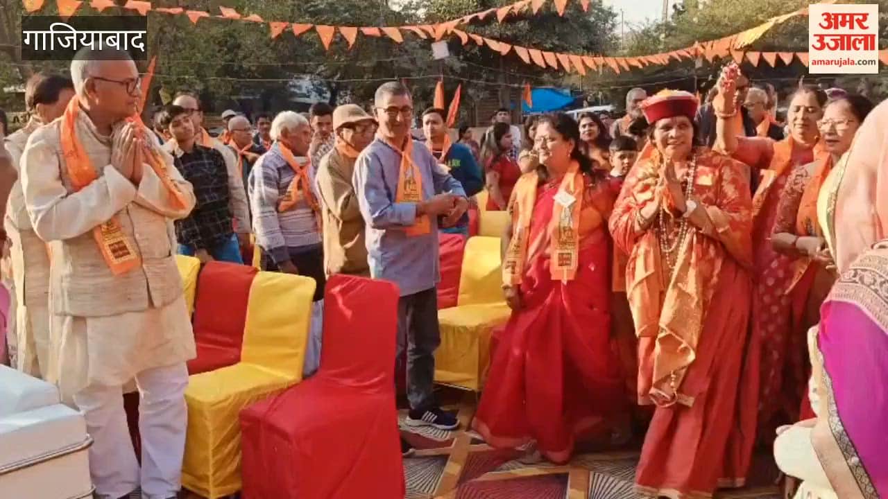 massive Hindu convention held at Indirapuram Shipra Rivera and Sadhvi Dr. Prachi arrived