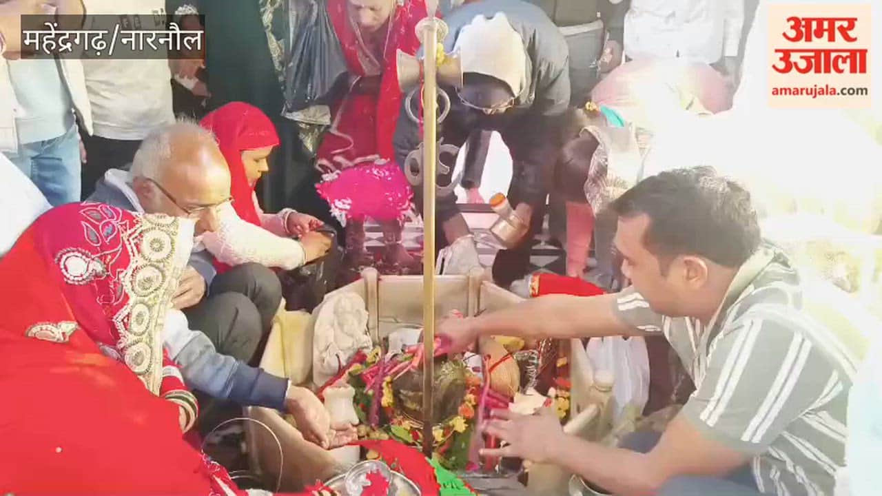 Chants of "Bam Bam Bhole" resonated in Narnaul on Mahashivratri, with crowds thronging Shiva temples.