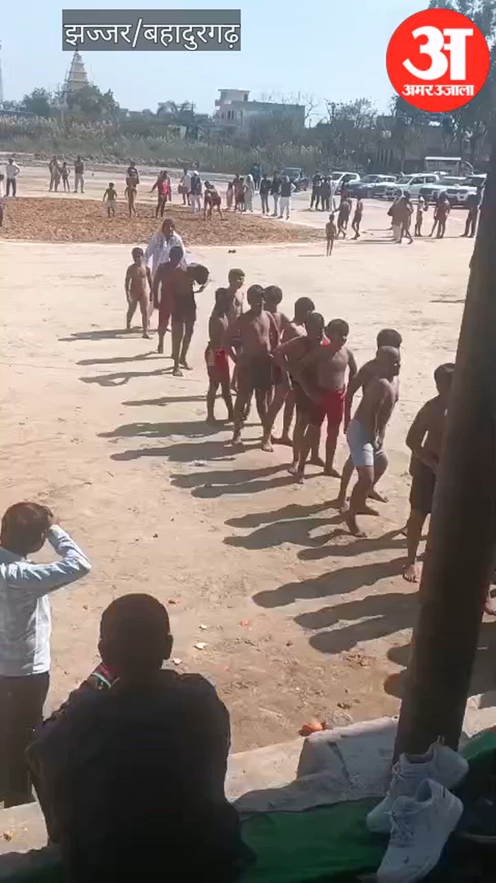 झज्जर में शिवरात्रि पर गांव बिरधाना में कुश्ती दंगल शुरू