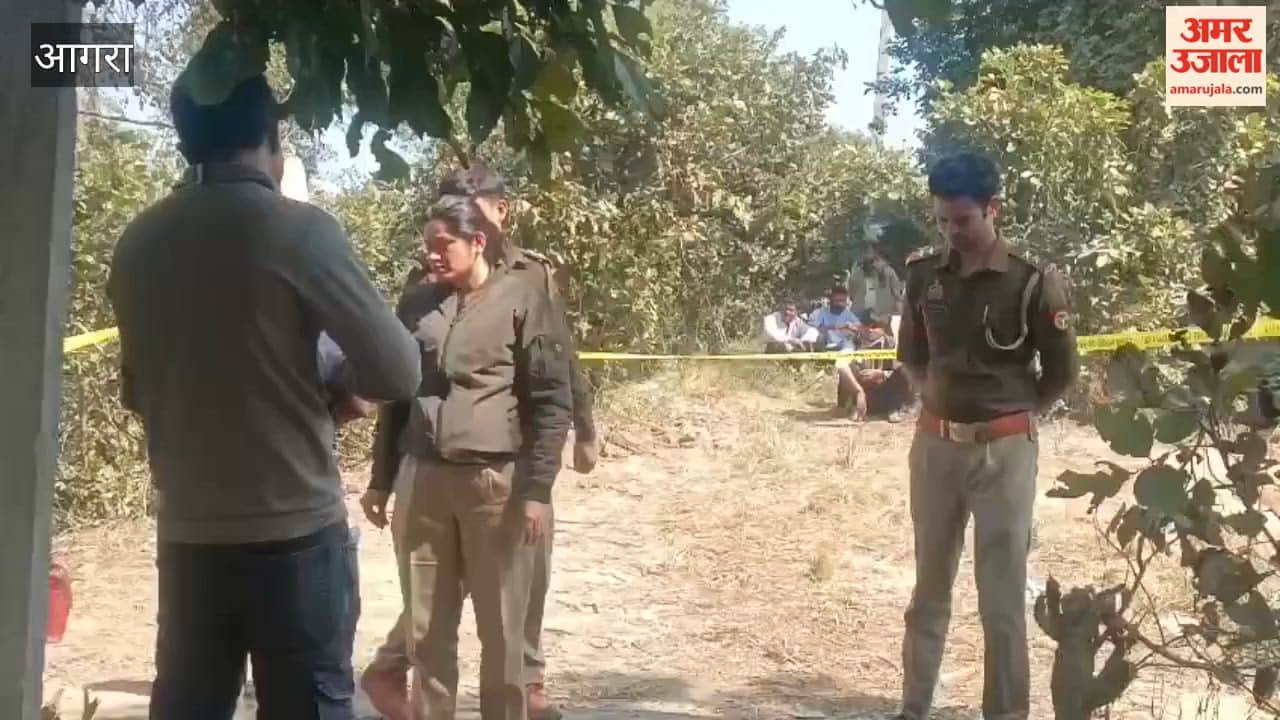 body of tempo driver was found lying in drain in Agra