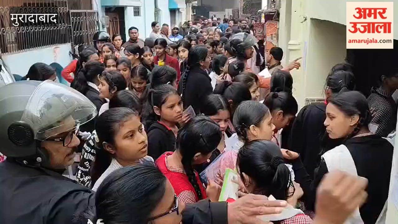 75,760 candidates are taking the exam at 112 centres in Moradabad
