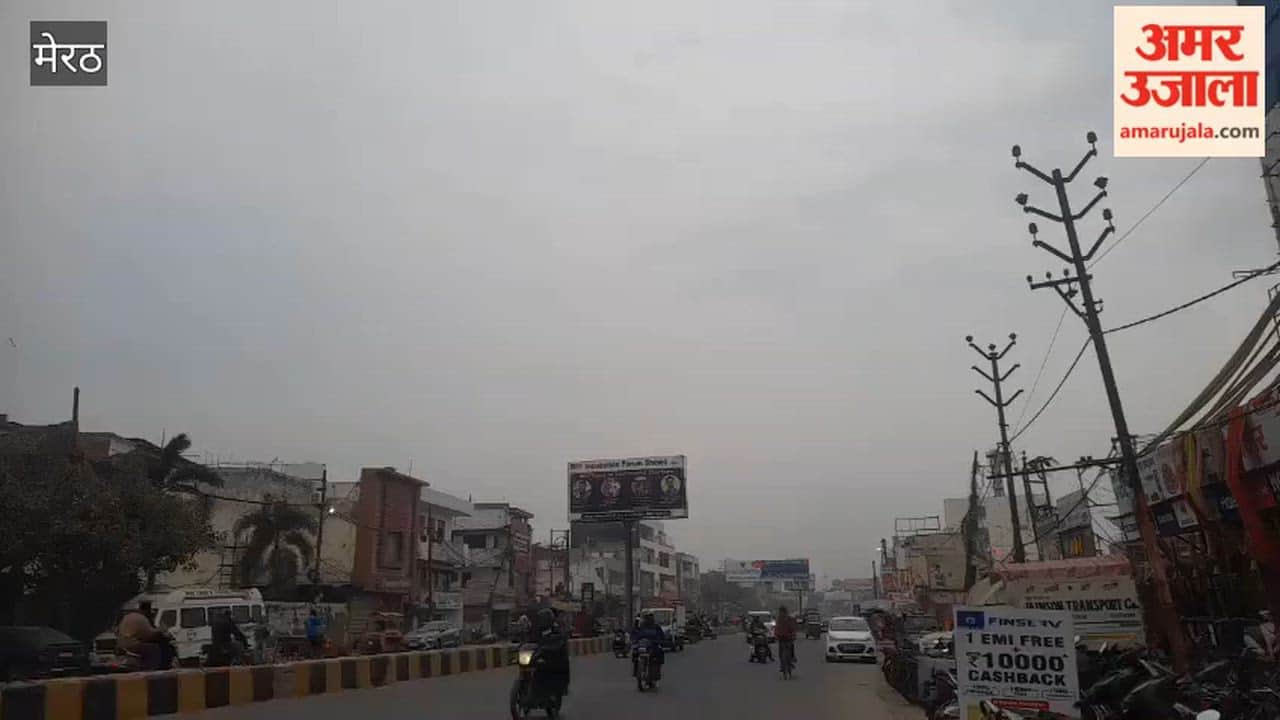 Merut: Sun Remains Hidden Behind Clouds, Cold Intensifies