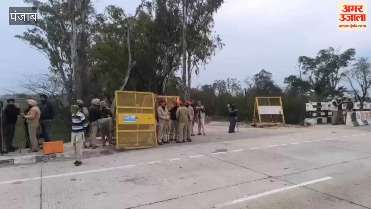 Over 1,000 police personnel deployed in Bathinda to prevent farmers from staging a sit-in protest.