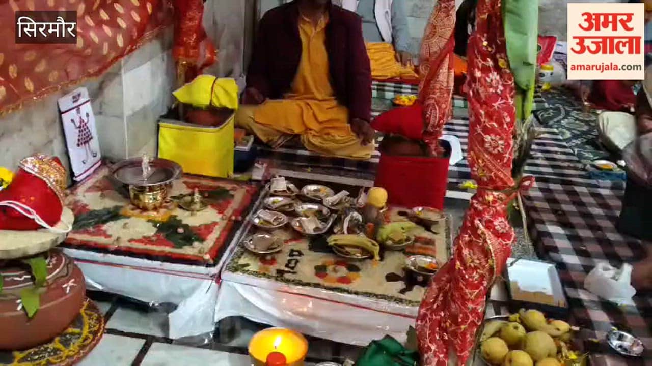 Sirmour: Sanctum sanctorum construction rituals begin at the historic Shri Kalisthan temple, idol installation to take place on February 22