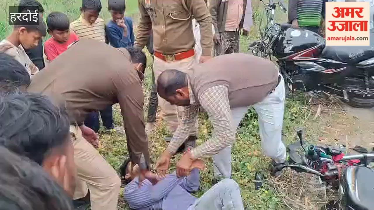 Four injured, two referred after two bikes collide in Hardoi