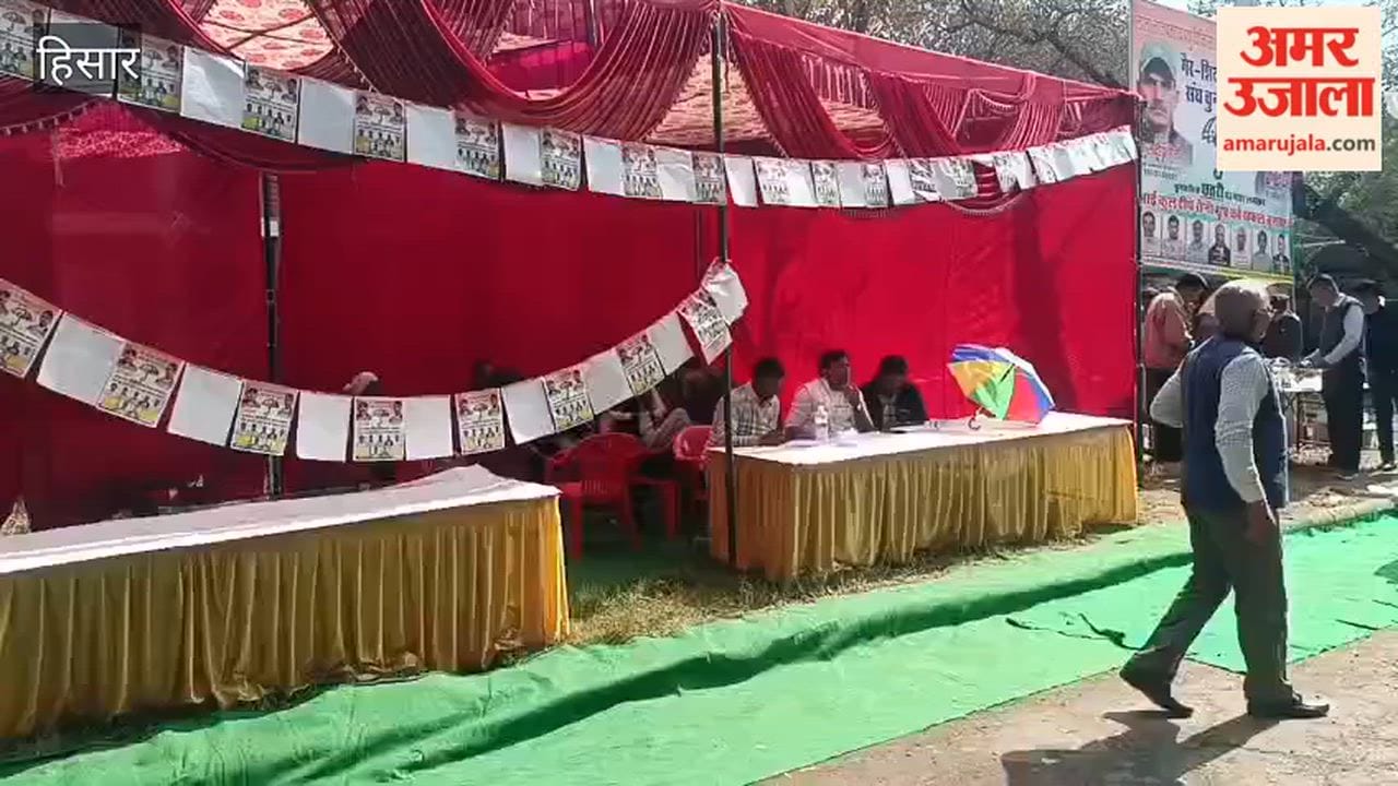 Voting for the non-employee union elections at Lala Lajpat Rai University of Veterinary and Animal Sciences, Hisar