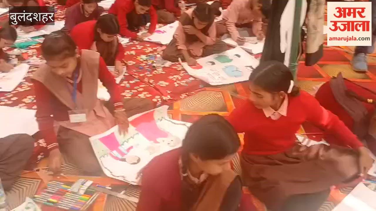 Children festival program at Basic Education Officer office in Bulandshahr