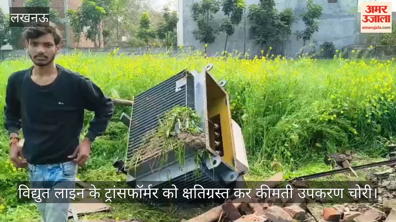 VIDEO: चलती हुई विद्युत लाइन के ट्रांसफॉर्मर को क्षतिग्रस्त कर कीमती उपकरण चोरी, अंधेरे में रहे कॉलोनीवासी