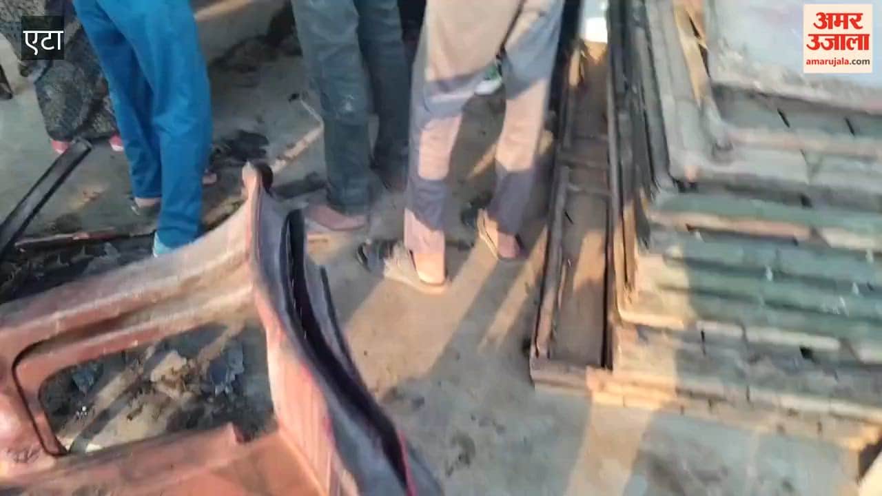 Massive fire breaks out in tent house shop in Etah