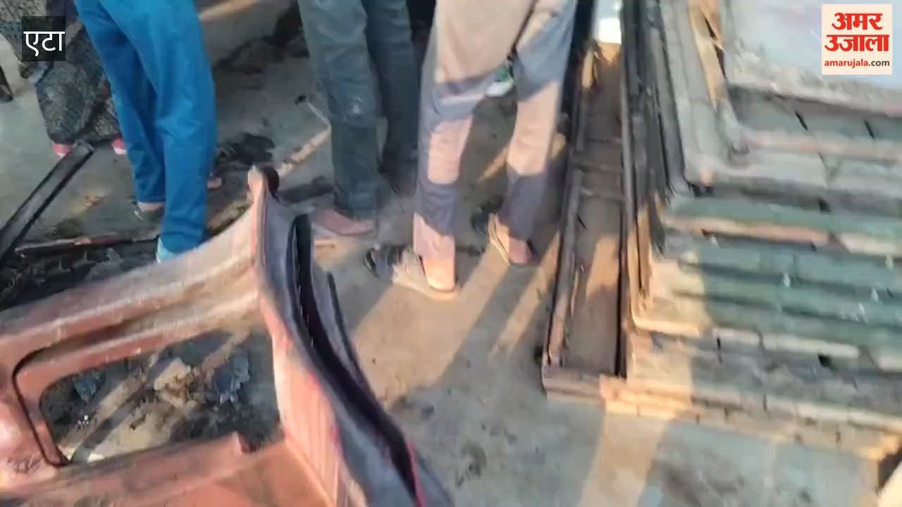 Massive fire breaks out in tent house shop in Etah