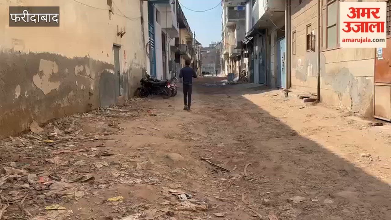 Entrepreneurs worried due to lack of road in Sector 17A of Faridabad